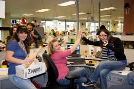happy Zappos employees